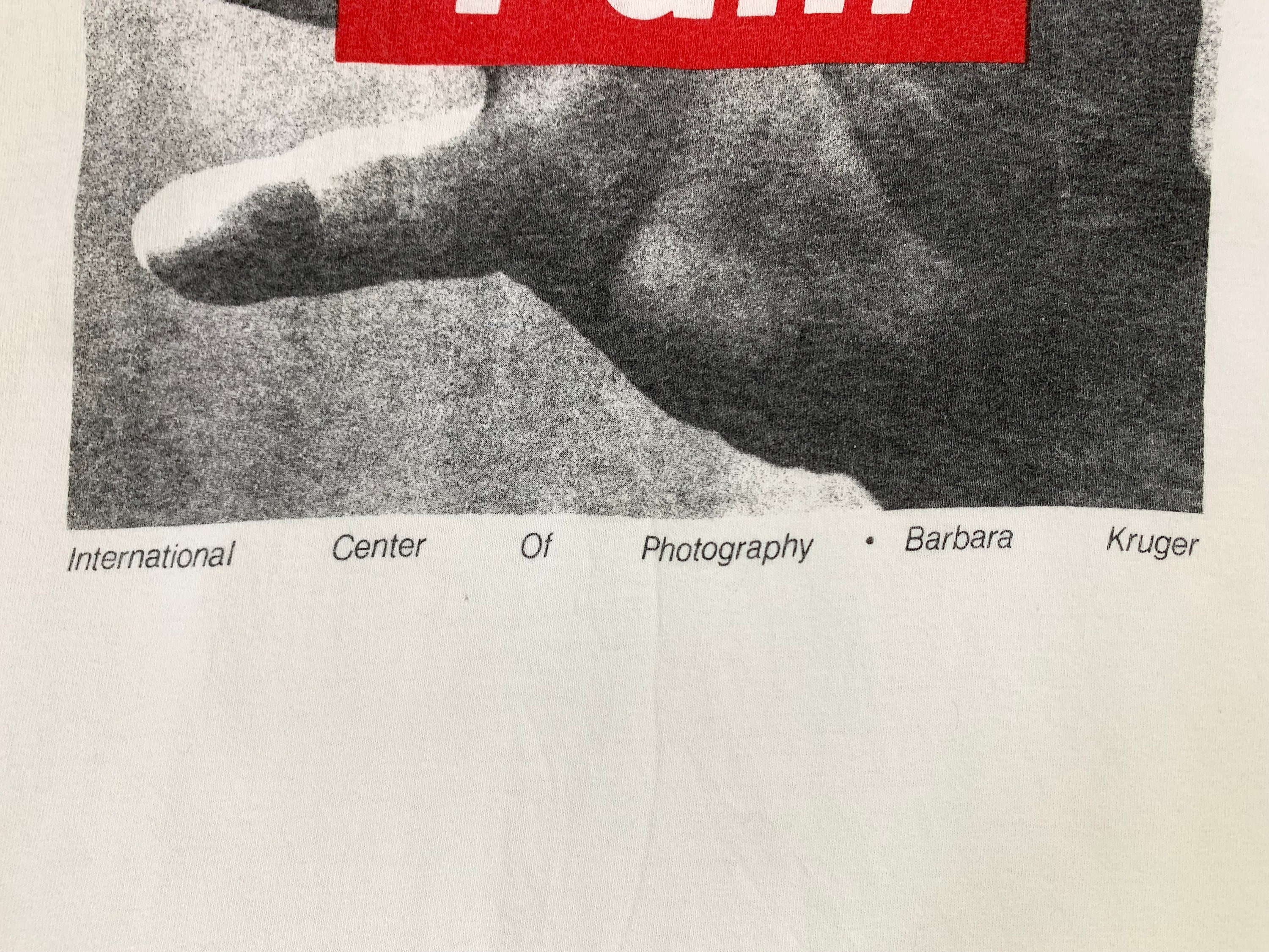 Rare Vintage 90s Barbara Kruger I Shop Therefore I Am Artwork T