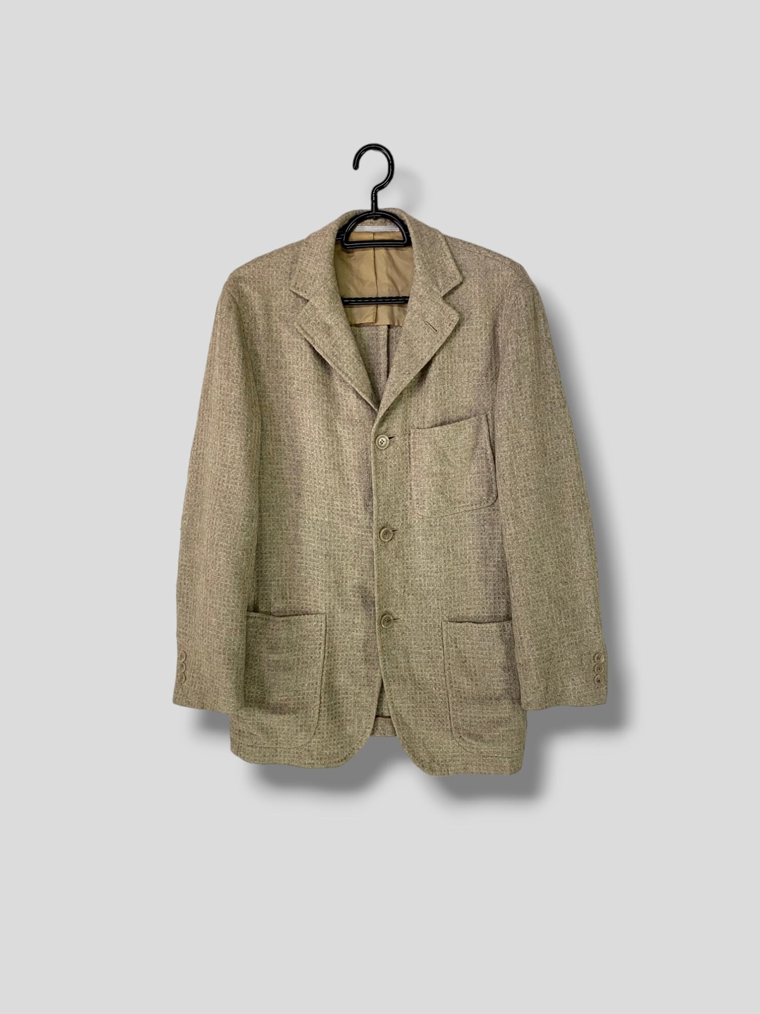 Vintage Ermenegildo Zegna Single Breasted Silk Cashmere Blend