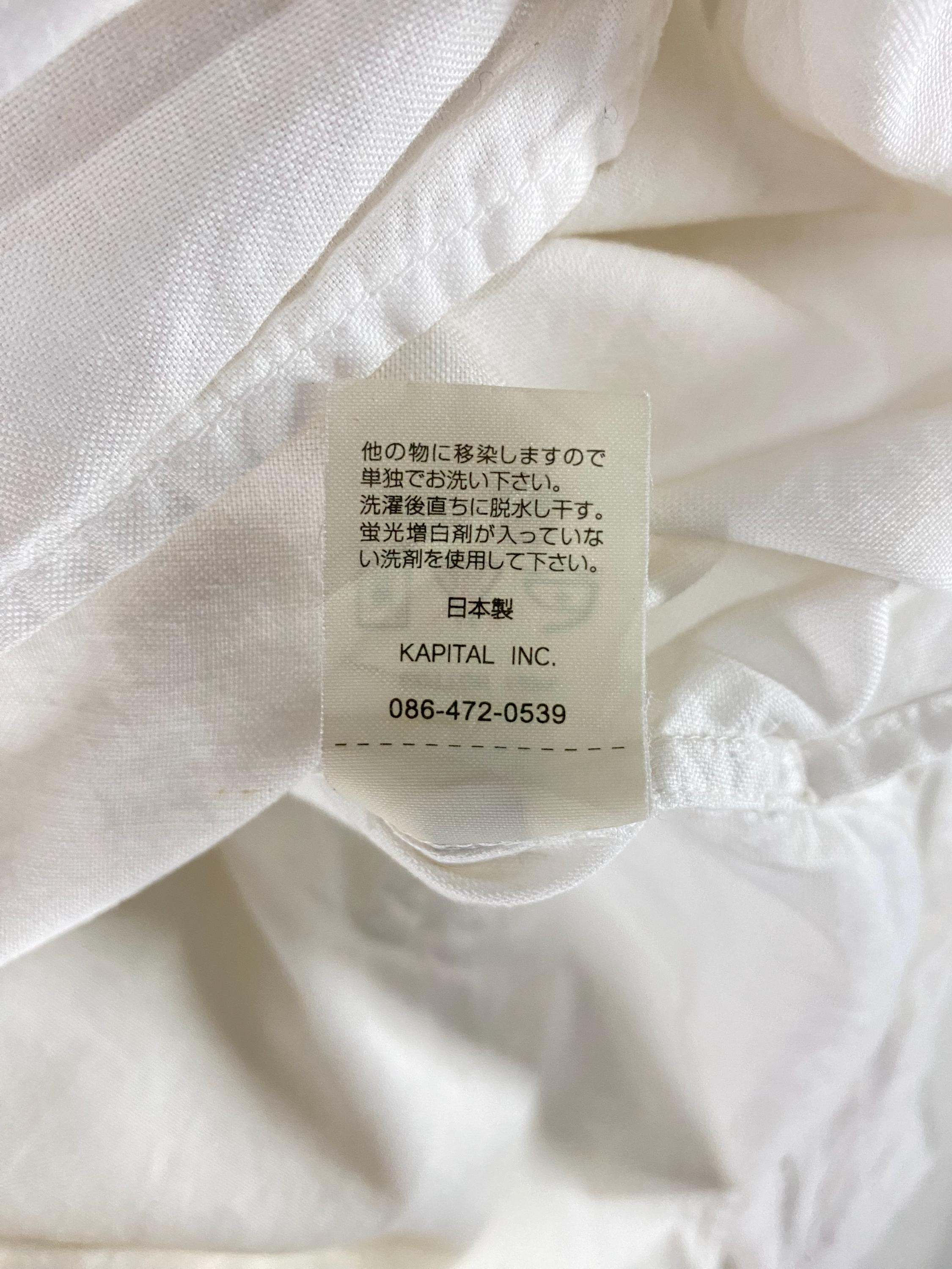 Vintage Y2K Kapital Embroidery Cinch Back Button up Shirt