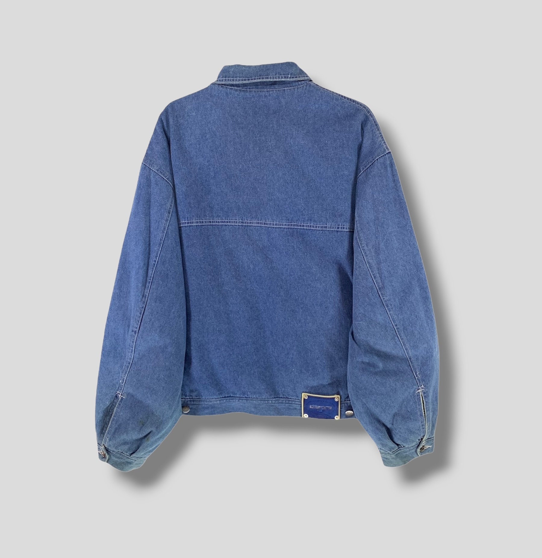 Vintage Navy Arctic Massimo Osti Reversible Navajo Denim Bomber