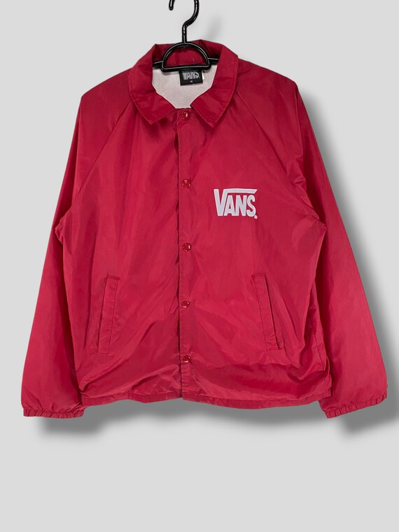 Vintage 90s Vans Big Logo Coach Jacket Vans of the Wall