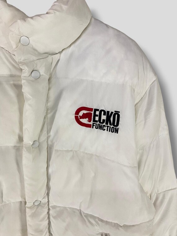 Vintage Ecko function emboridered logo quilted pu… - image 4
