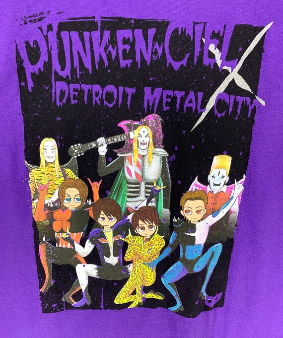 Vintage Detroit metal city punk en ciel tshirt La… - image 3