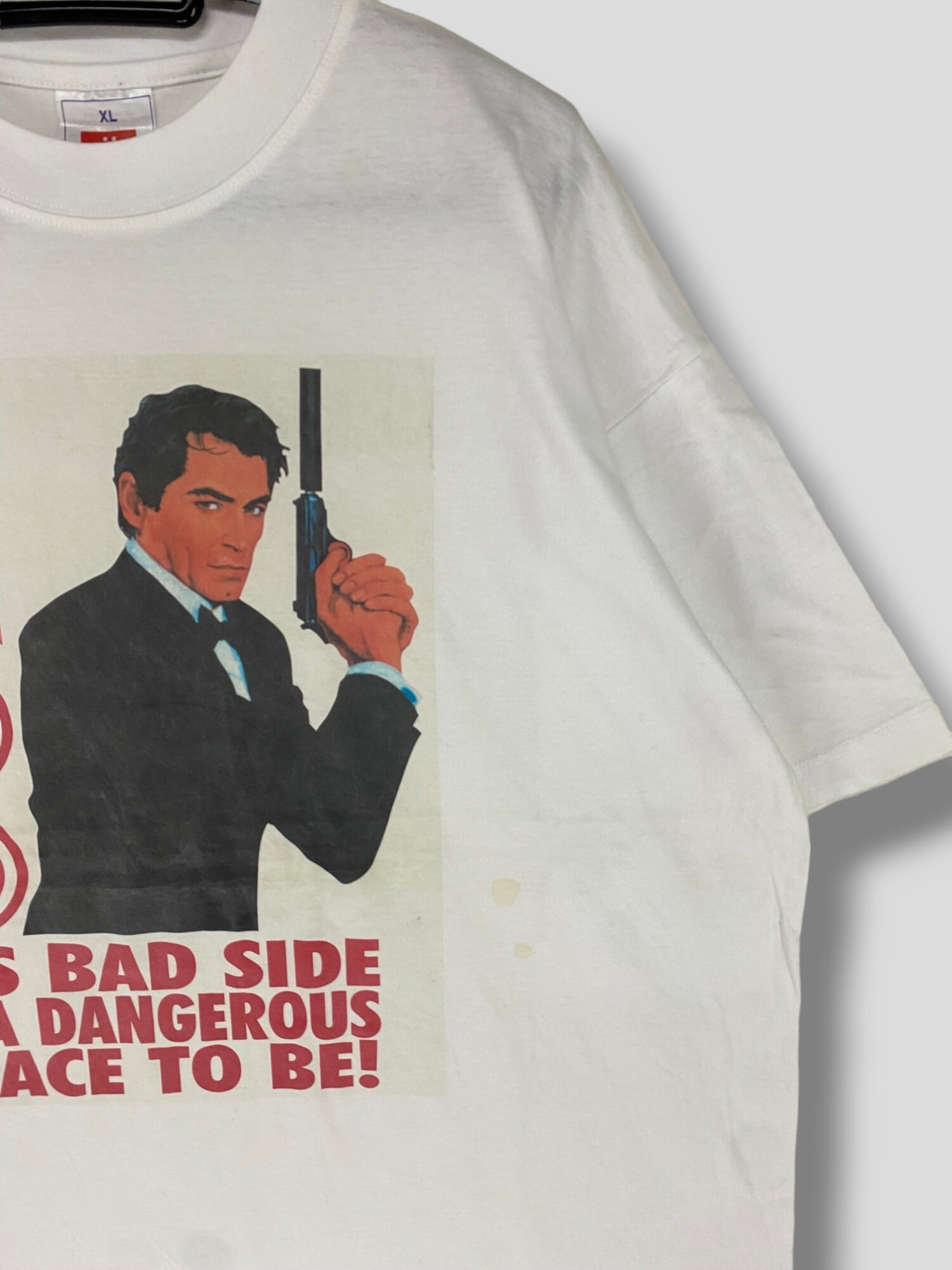 Vintage 90s 007 His Bad Side is a Dangerous Place to Be Deadstock 