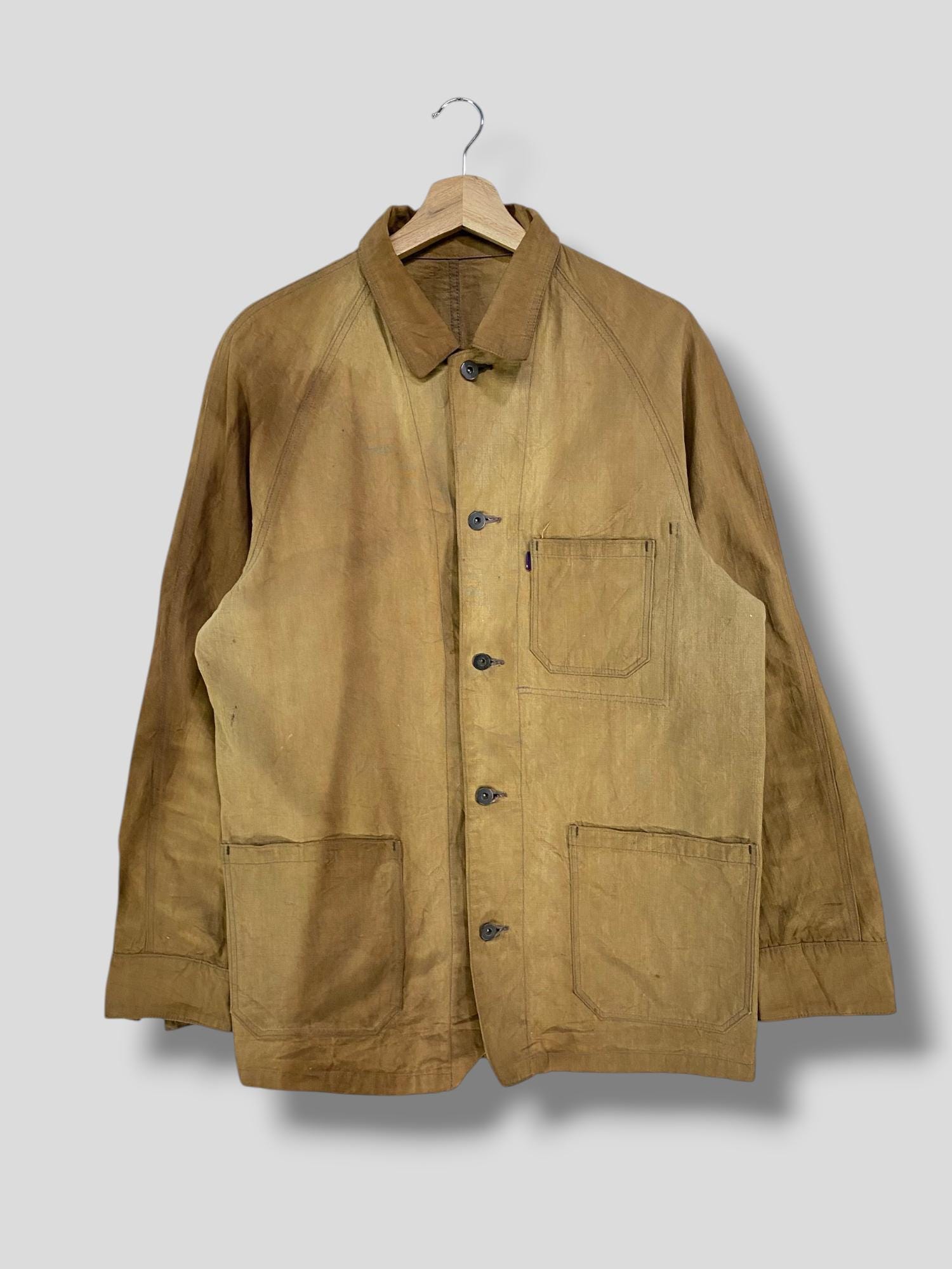 Vintage Takeo Kikuchi Sunfaded Chore Jacket French Work Casual