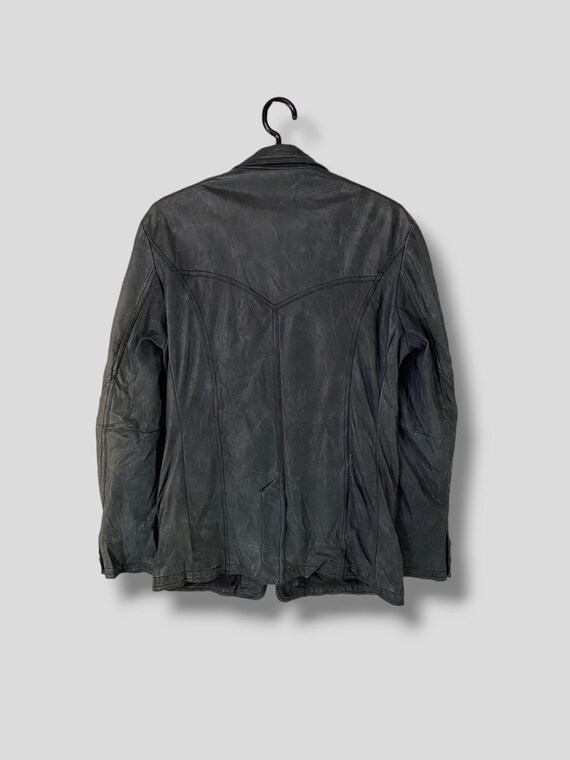 5351 Pour Les Hommes Leather Jacket Japanese Designer Casual