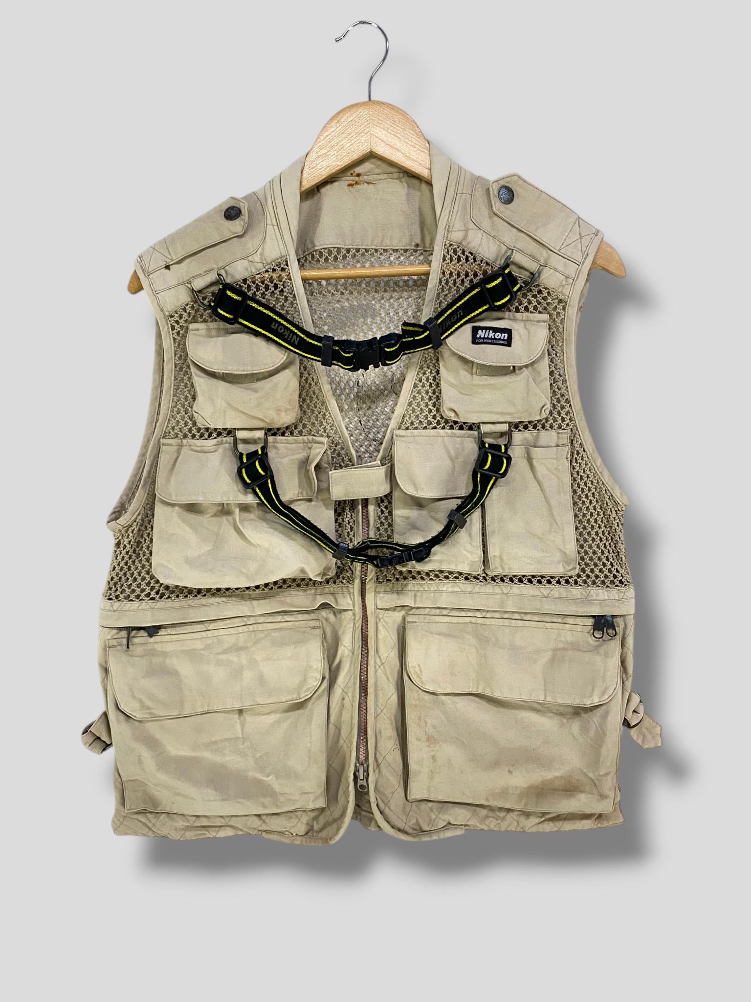 70's Cotton Embroidery Shooting Vest Vintage Shooting Vest and