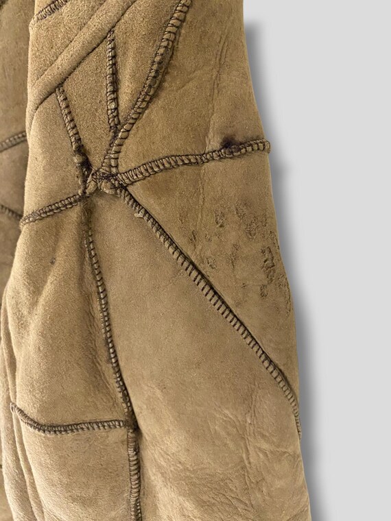 Vintage Countdown Roots patchwork sheep skin shea… - image 8