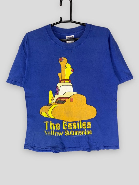 Vintage 90s the beatles yellow submarine tshirt e… - image 1
