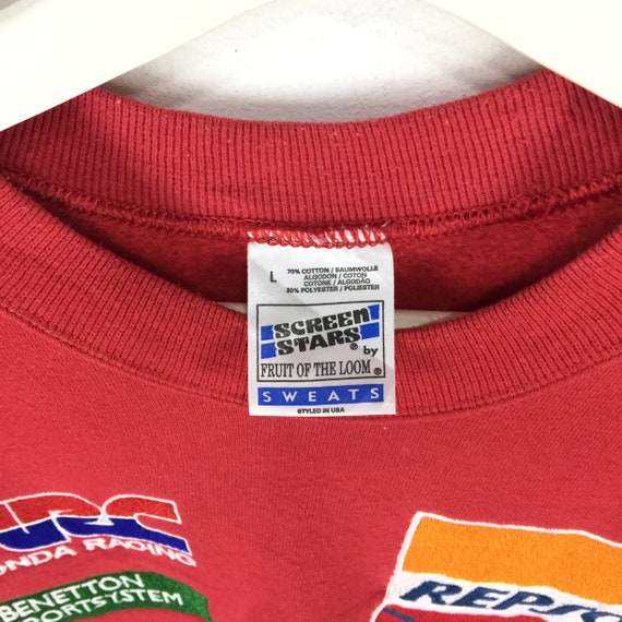 ヴィンテージ 90年代 HRC レプソル ホンダ レーシング チーム 刺繍ロゴ