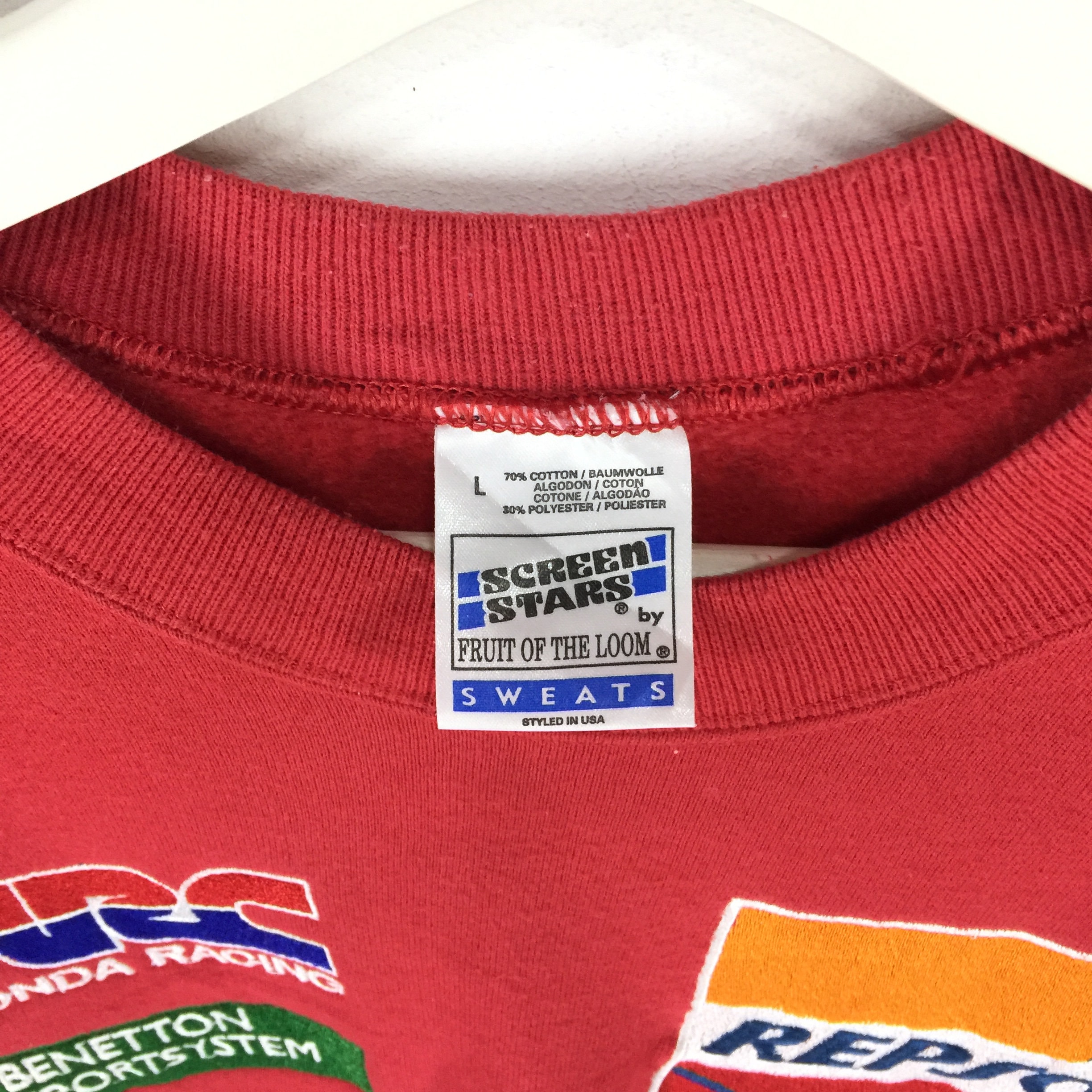 ヴィンテージ 90年代 HRC レプソル ホンダ レーシング チーム 刺繍ロゴ