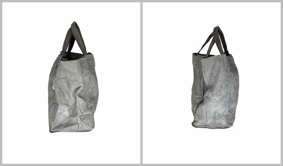 Vintage Furla crocodile embossed leather tote bag… - image 3