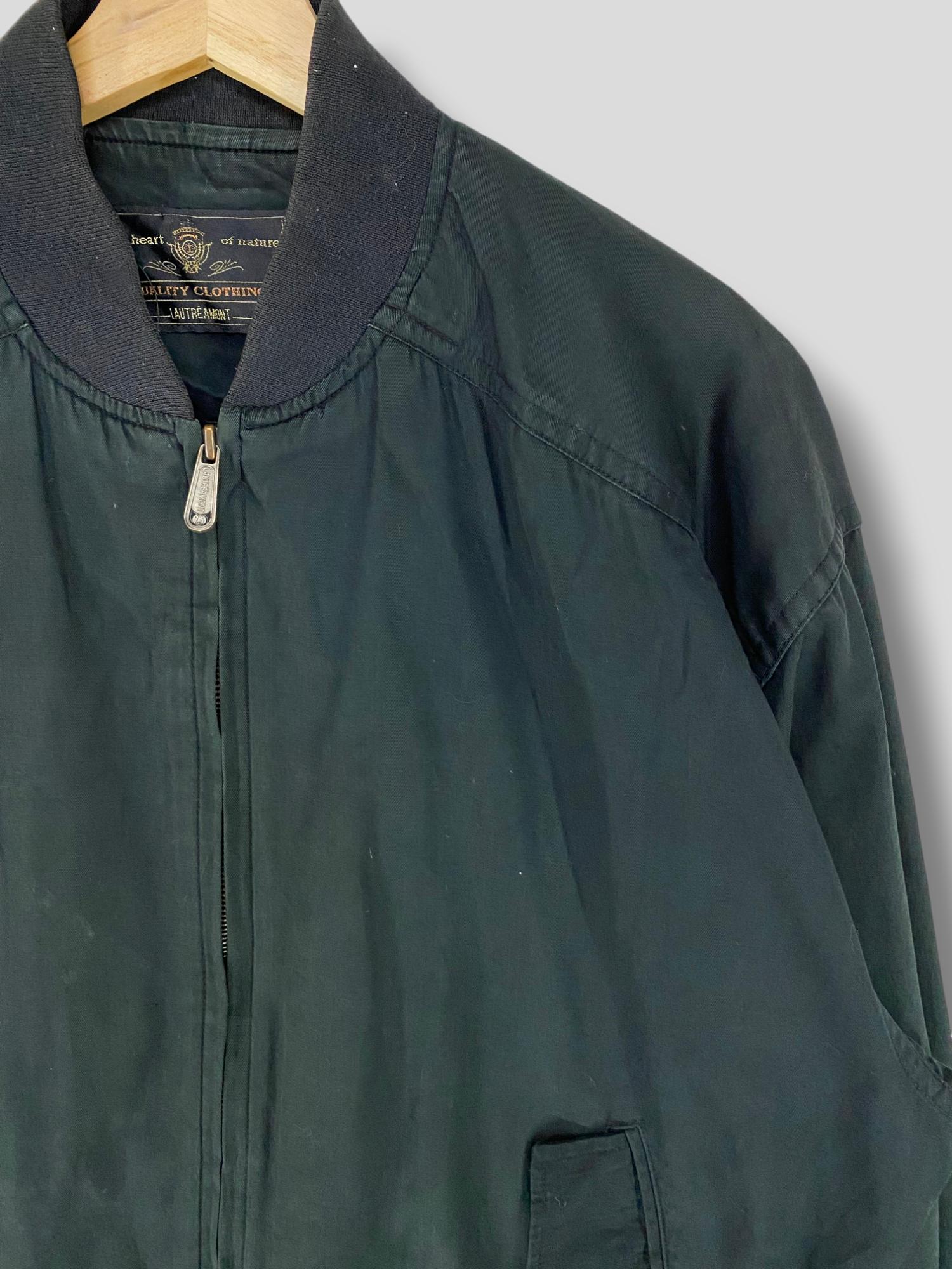 ジャケット・アウター 90's VINTAGE LAUTREAMONT MEN MA-1 Vintage 90s Lautreamont Embroidered Logo Bomber Jacket