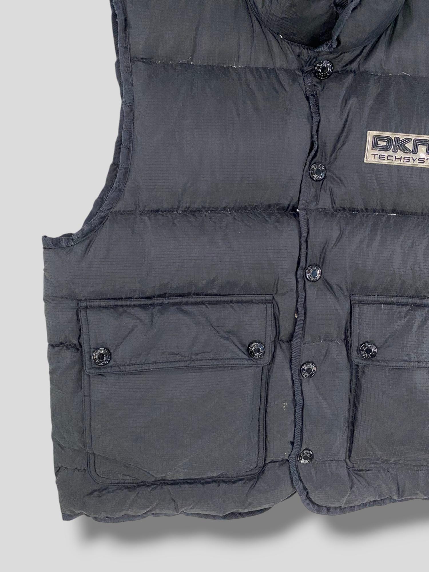 Vintage DKNY Donna Karan New York Tech System Down Puffer Vest