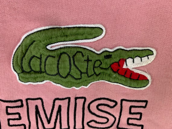 Vintage La chemise Lacoste embroidered logo sweat… - image 4