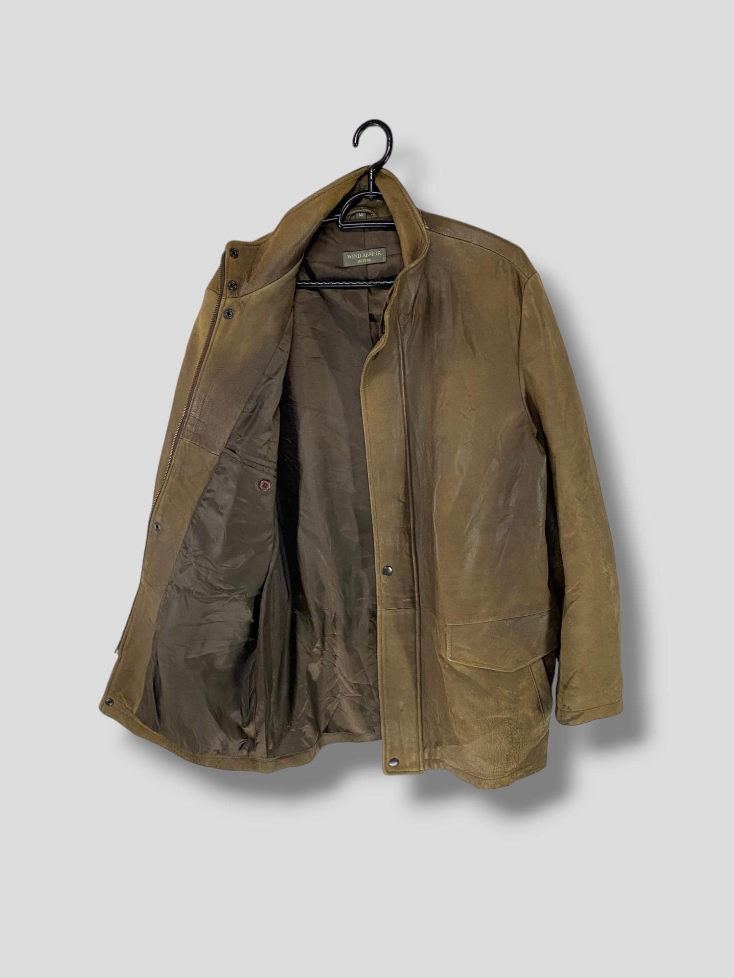 ジャケット・アウター Vintage Wind Armor Lamb Leather Jacket Vintage Wind Armor Soft Sheepskin Leather Jacket Rugged Casual