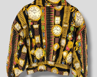 Vintage Luna Mattino Baroque Bomber Jacket Japanese Brand