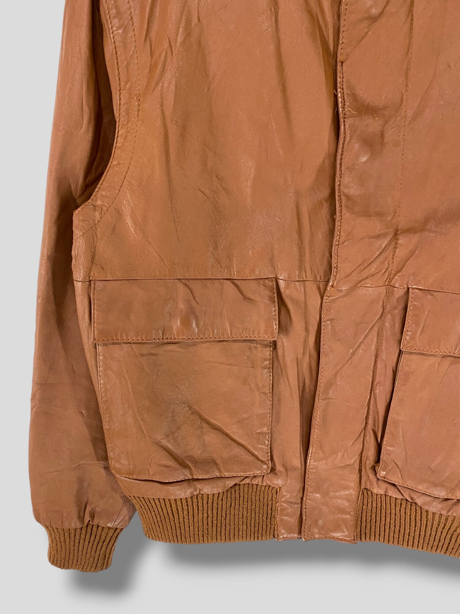 Vintage 90s J & C Haward Inc Type A-2 Cowhide Leather Flight Vintage 90s J & C Haward Inc Type A-2 Cowhide Leather Flight