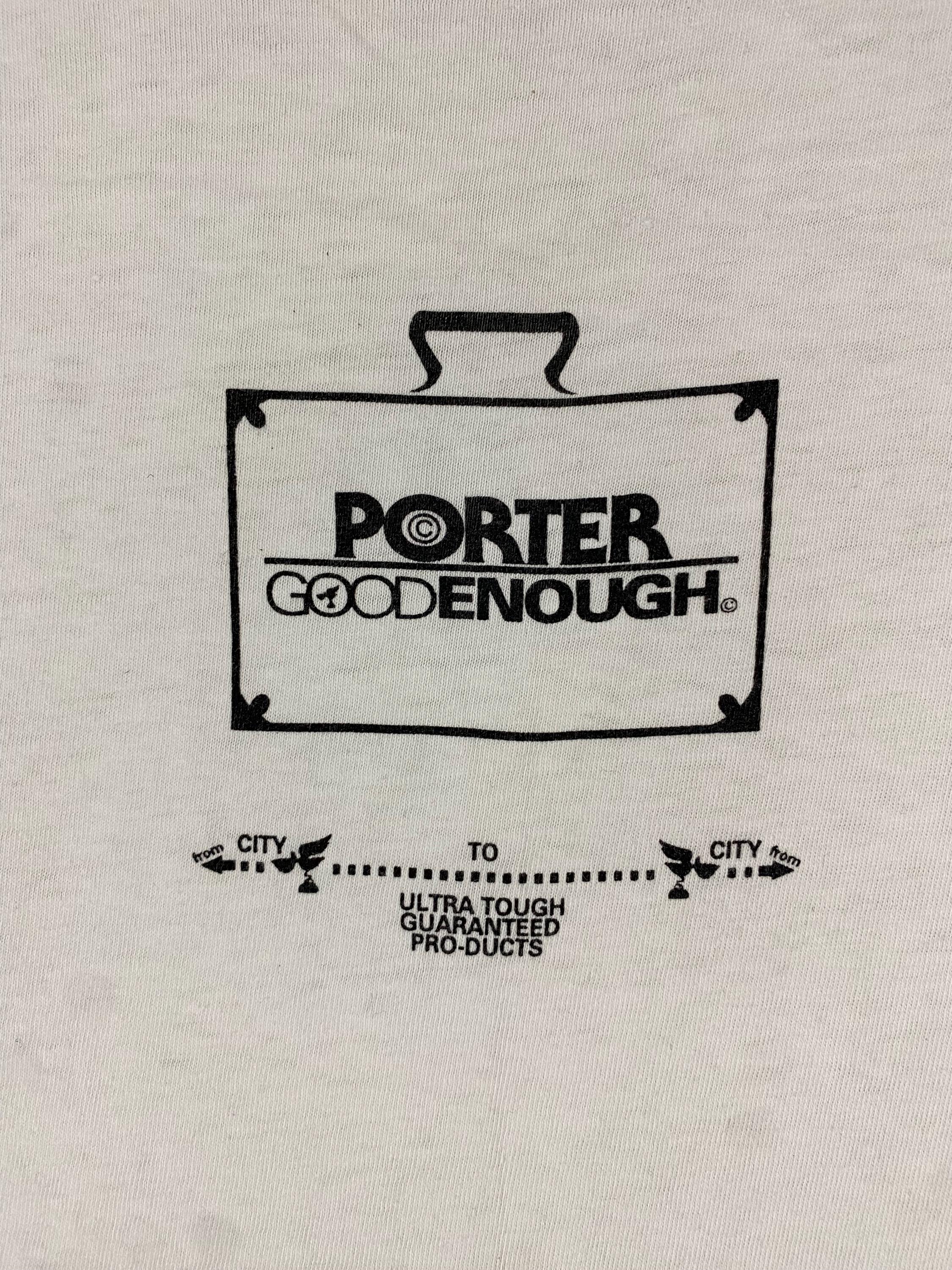 PORTER GOODENOUGH Tシャツ Rare Vintage 90s Porter X Goodenough Tshirt Porter Yoshida Hiroshi