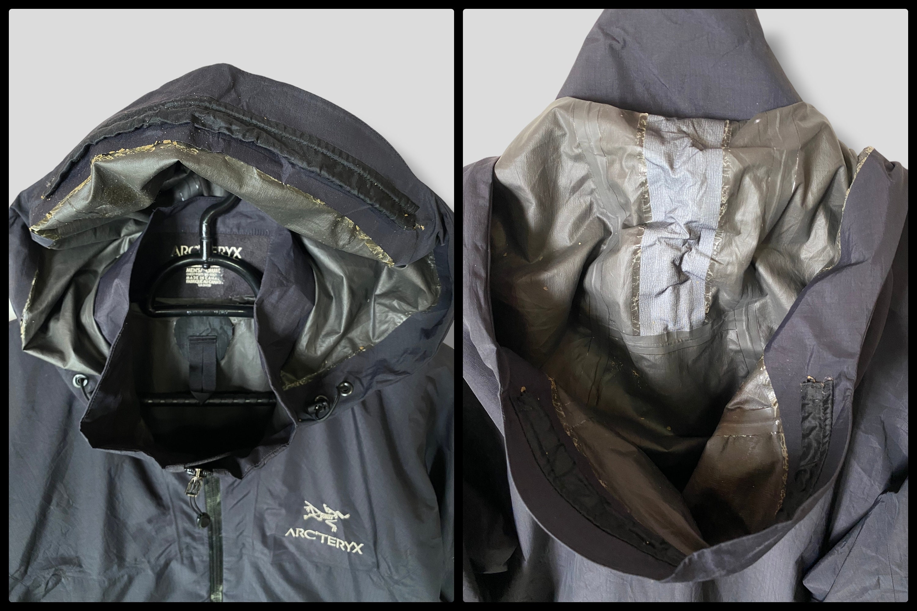 Vintage Arc'teryx Gore Tex Paclite Shell Jacket Athletic Vintage Arc'teryx Gore Tex Paclite Shell Jacket Athletic