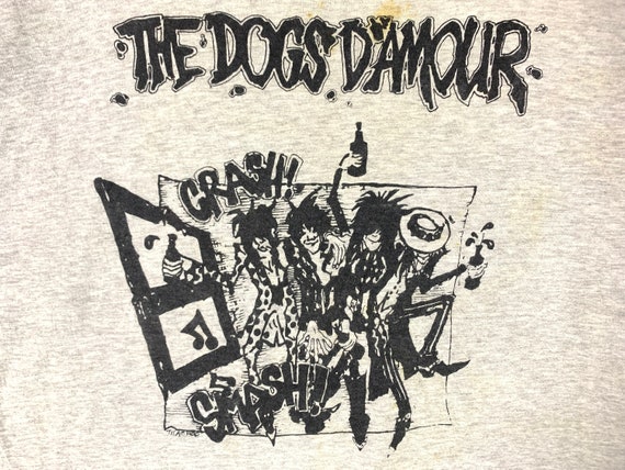 Vintage 80s The Dogs D'Amour rock attack japan to… - image 3