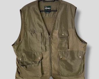 Insulated Fishing Vest Vintage Gilet 90s Cargo Hunting