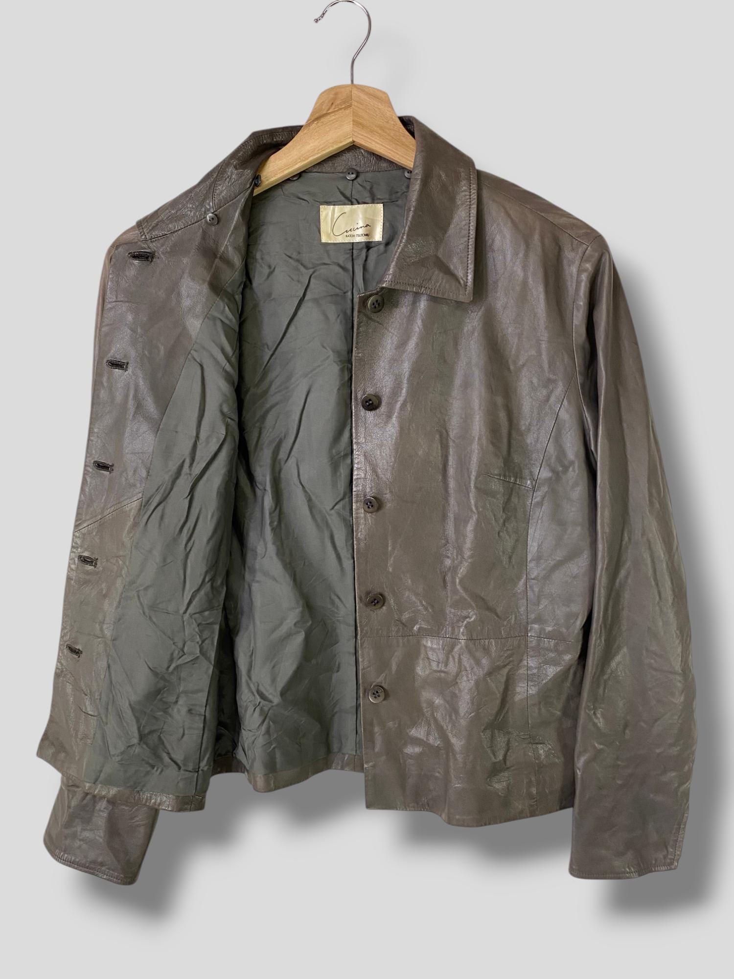 ヴィンテージ クチーナ カトウツトム ソフトシープスキンレザー