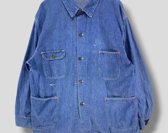 Vintage 80s Sweet Orr American Deadstock Hickory Stripe
