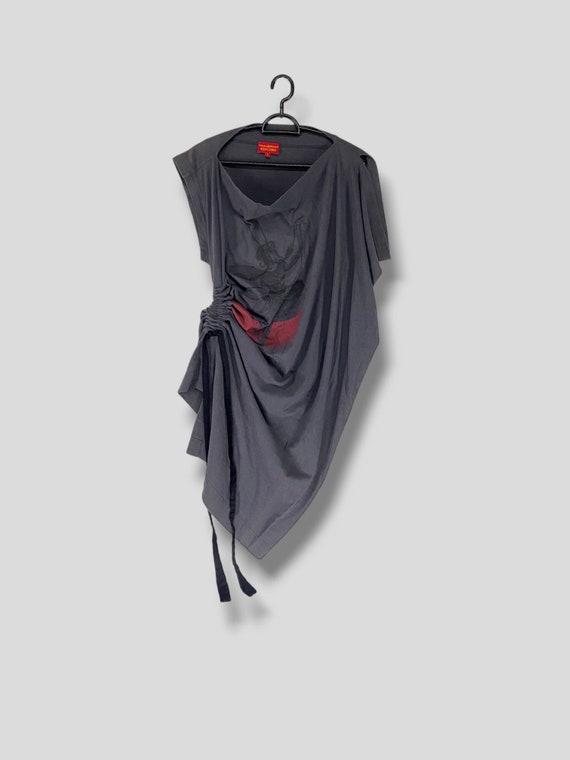 SS2000 Vivienne westwood asymmetrical long shirt … - image 1
