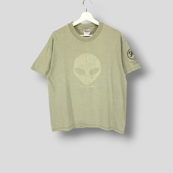 Vintage 90s Foo Fighters Roswell Records Alien Glow in the Dark