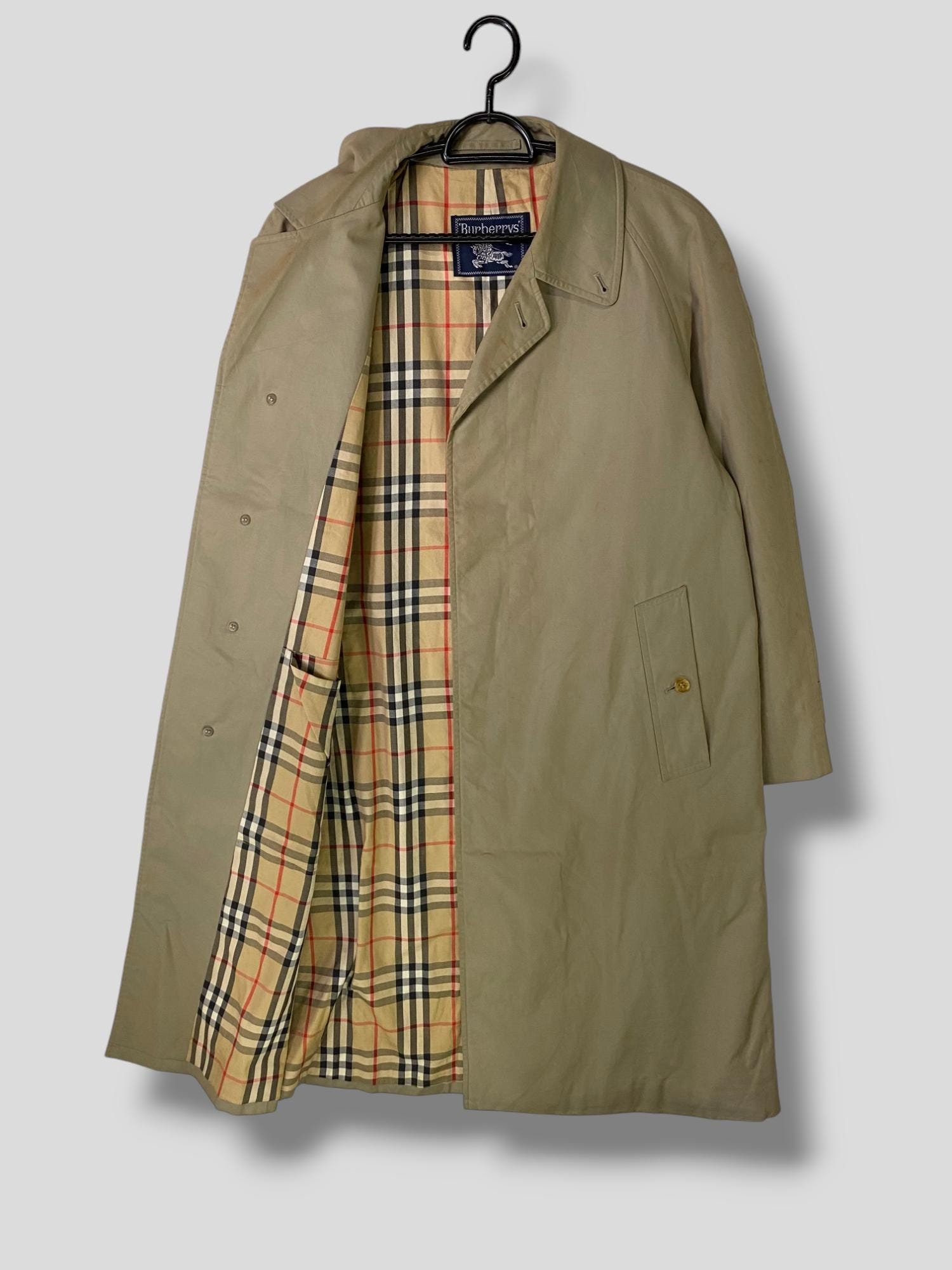 90s Burberry Trench - Etsy