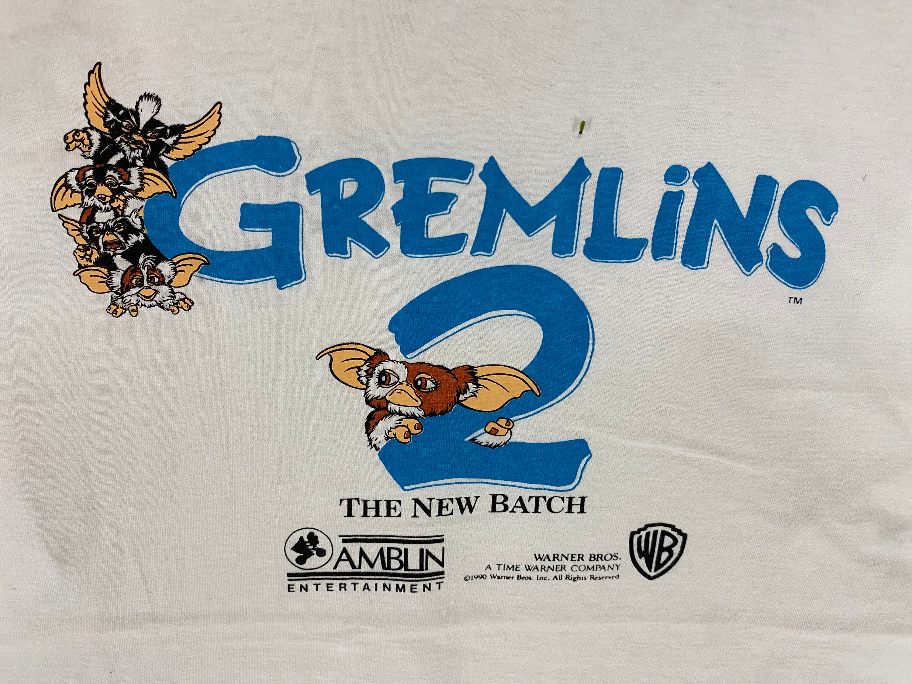 Vintage 90s Gremlins 2 the New Batch Movie Tshirt Collectible