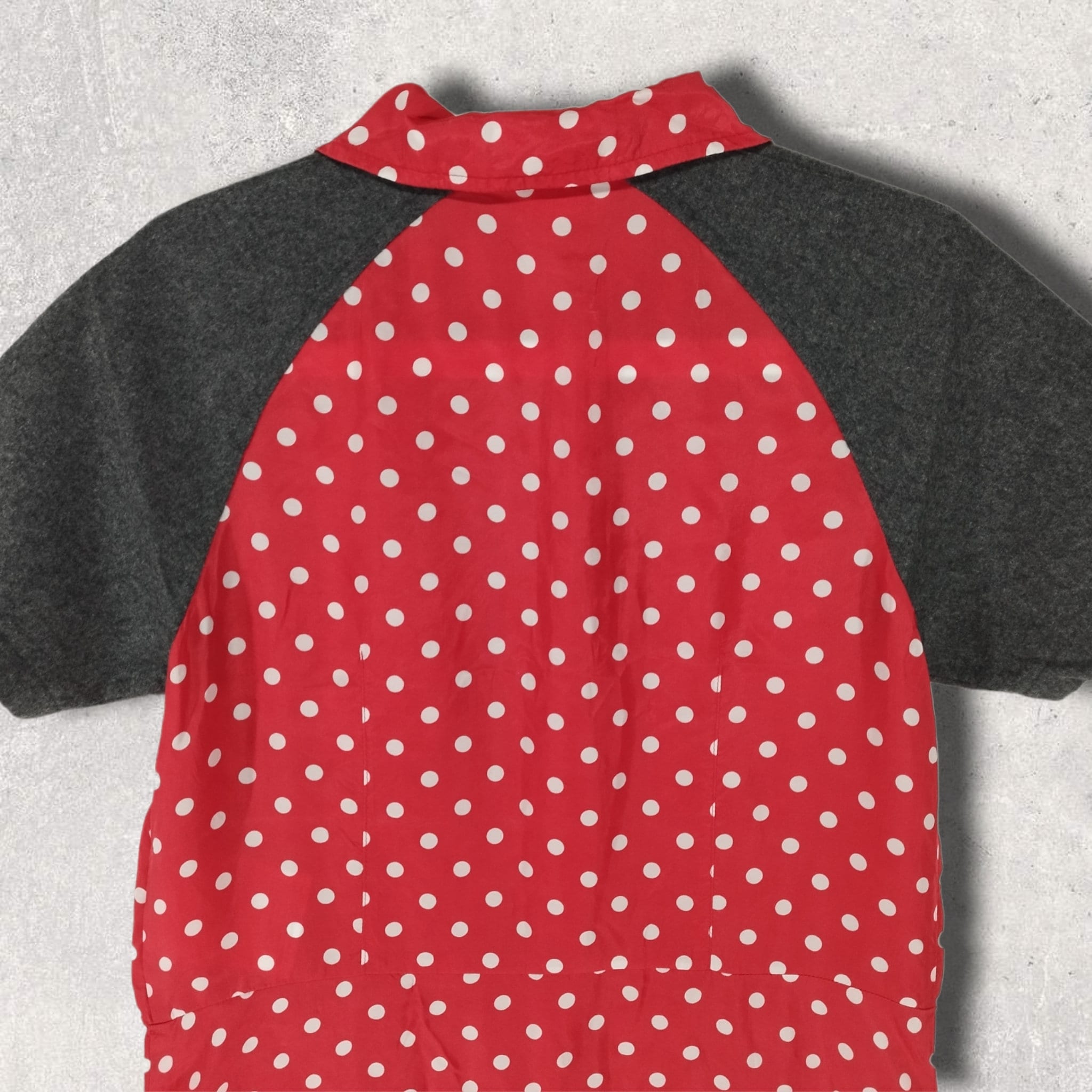 Vintage Comme Des Garcons Polka Dot Wool Sleeve Dress Designer
