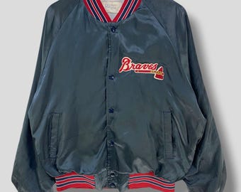 Vintage 1990s Chalk Line Los Angeles Dodgers MLB Satin Bomber