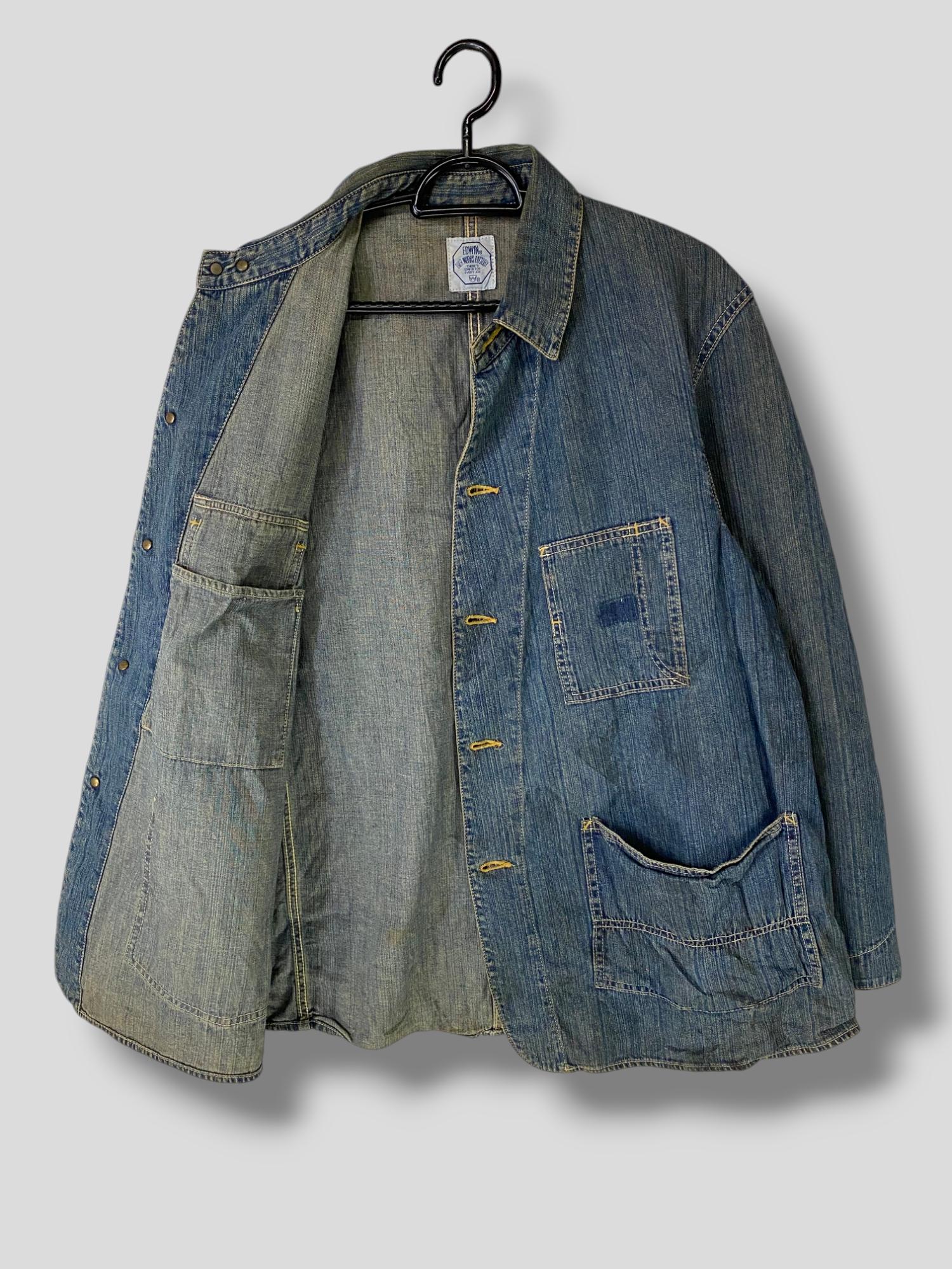 00s archive EDWIN bleech denim jacket 【公式通販】