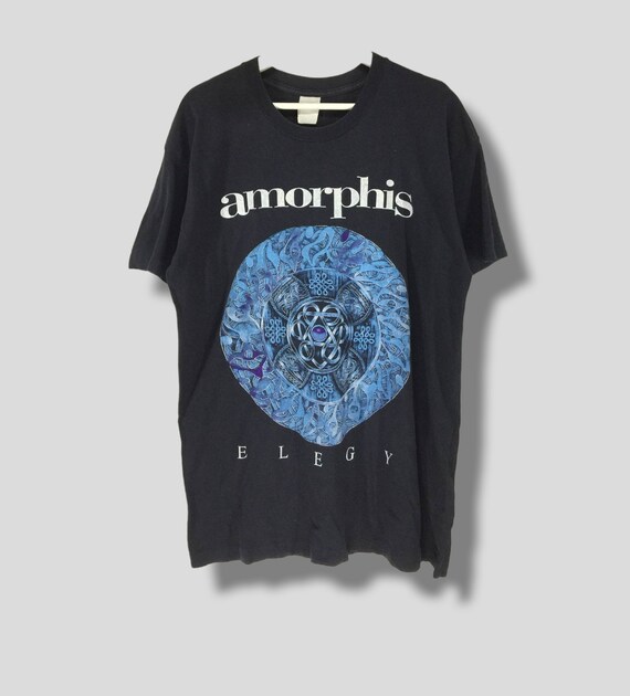 Vintage 90s Amorphis Elegy Lineup Album Promo Tshirt Finnish Heavy 