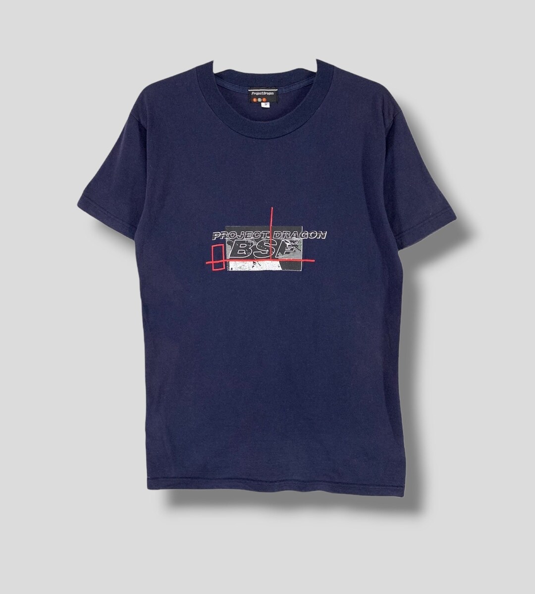 Vintage 90s Project Dragon T-Shirt size Medium BSF Futura