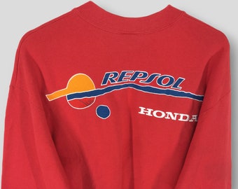 ヴィンテージ 90年代 HRC レプソル ホンダ レーシング チーム 刺繍ロゴ