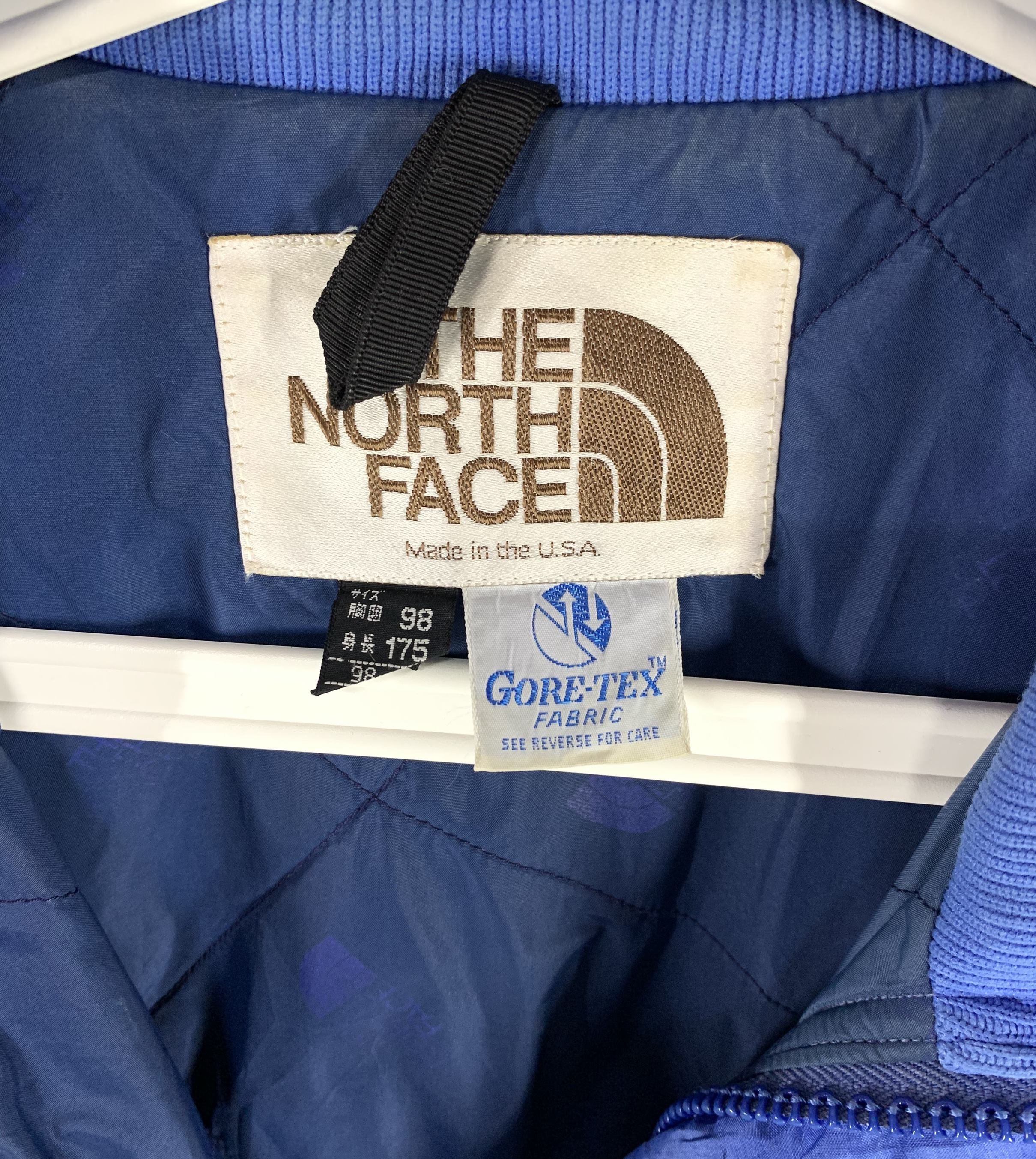 Vintage 70s North Face Beige Puffer Down Jacket Size Large