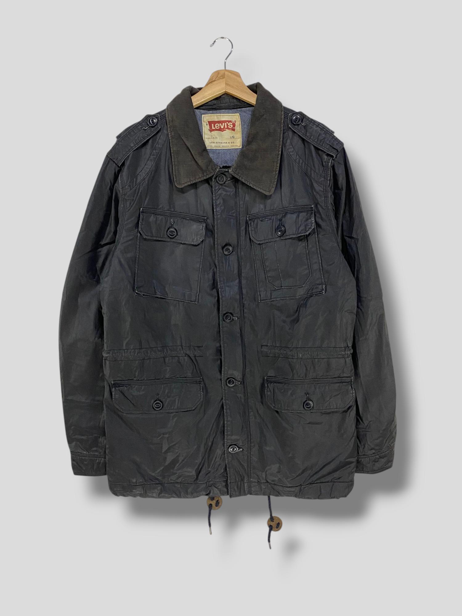 Short-length light blouson y2k military army short jacket
