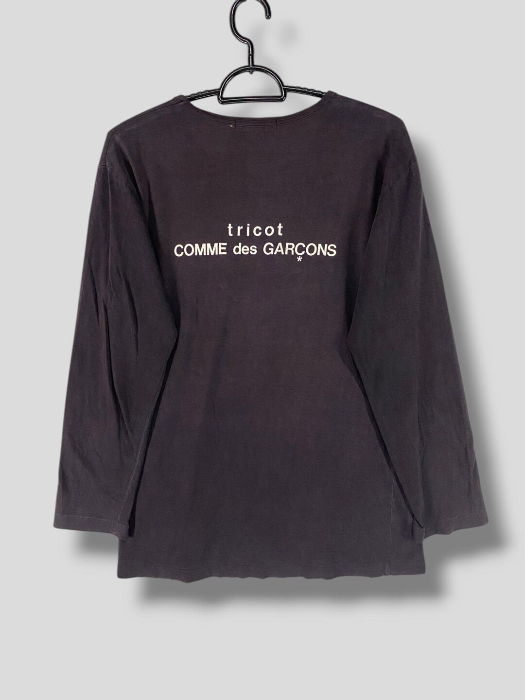 Vintage 90s Tricot Comme Des Garcons Logo Tshirt Japanese Designer