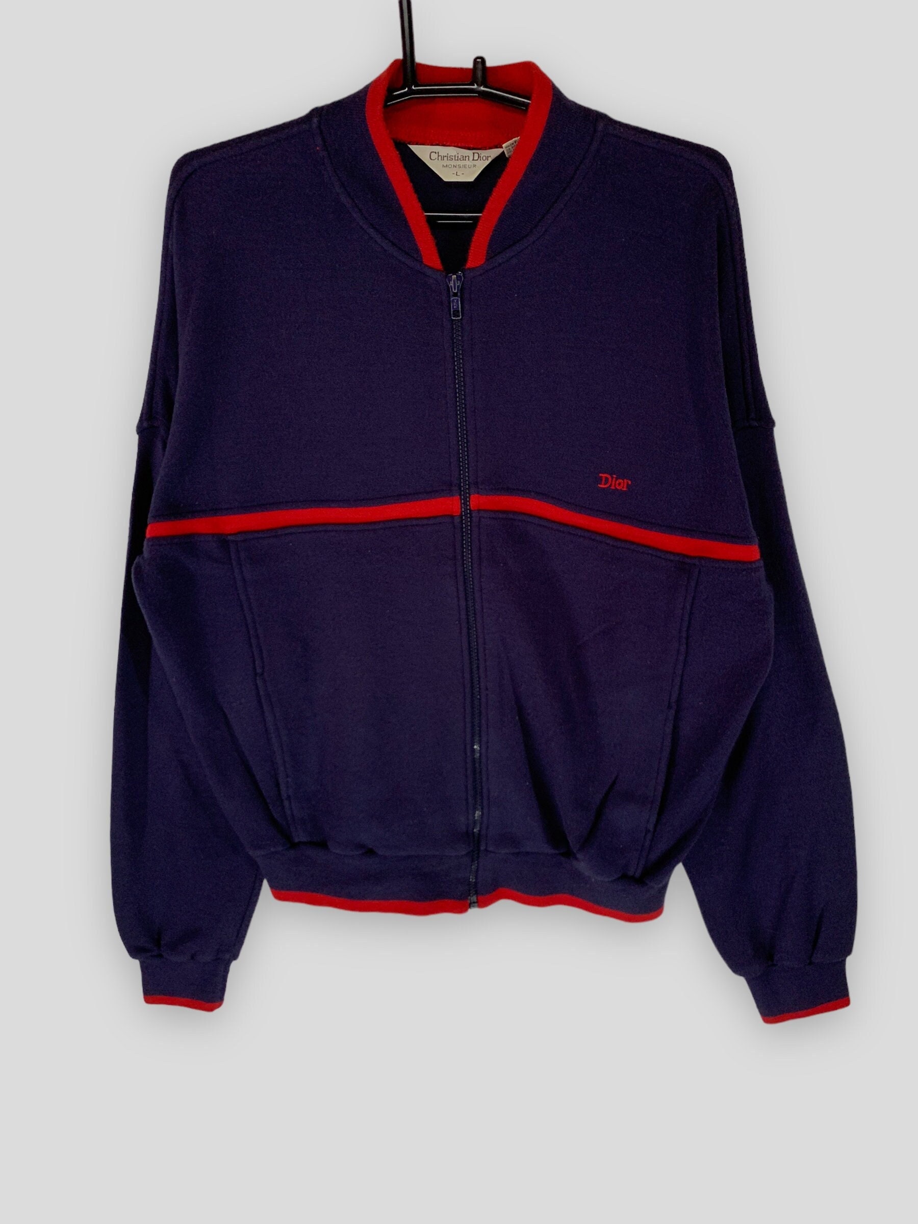 Vintage Christian Dior Monsieur Logo Track Top Jacket High Vintage Christian Dior Monsieur Logo Track Top Jacket High