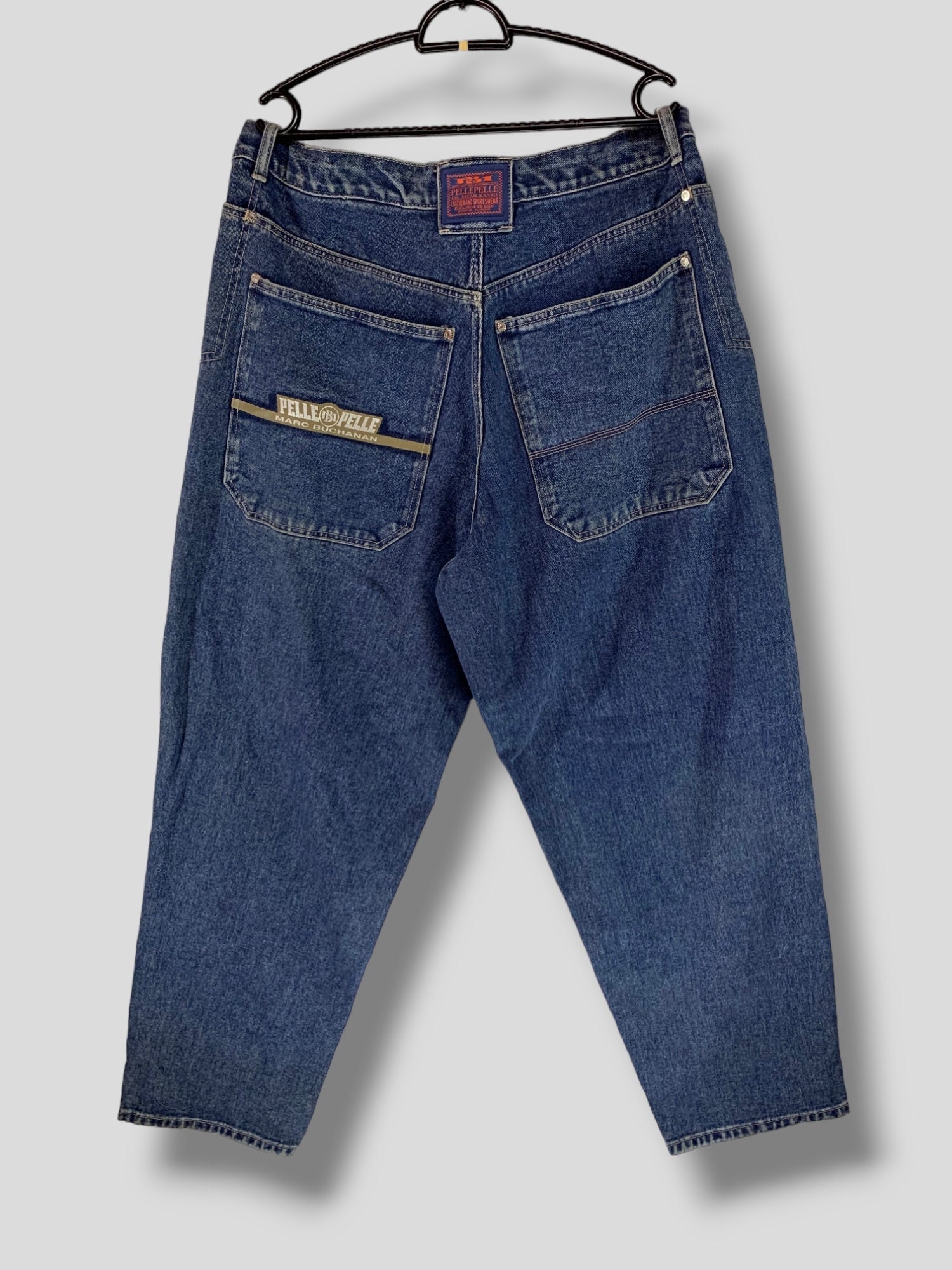 Vintage Pelle Pelle Marc Buchanan Enzyme Denim Pant Designer