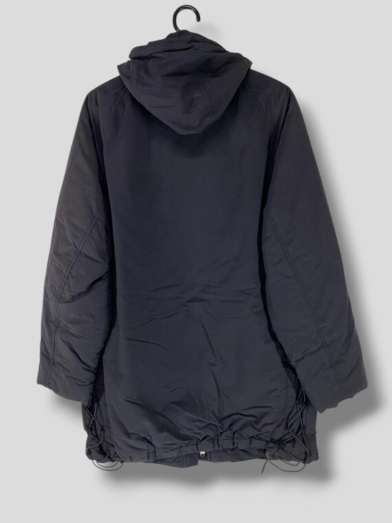 Vintage Mandarina Duck Quilted Line Puffer Coat Designer Winter