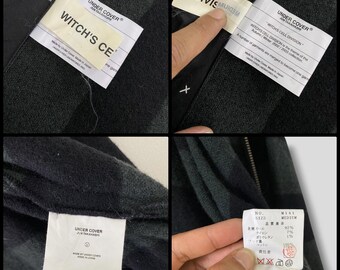 AW02 Undercover Witch's Cell Division Wool Hoodie Coat Jun