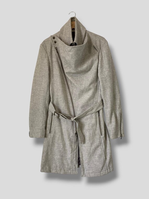Vintage Y2K Tornado Mart Wool Drape Coat Japanese Brand Casual