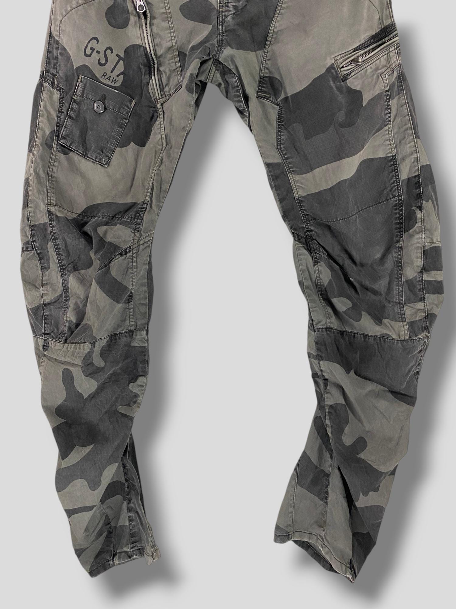 【一部予約販売】 Powel La Raw G-star 29 Size Arc Camouflage Tapered Loose パンツ