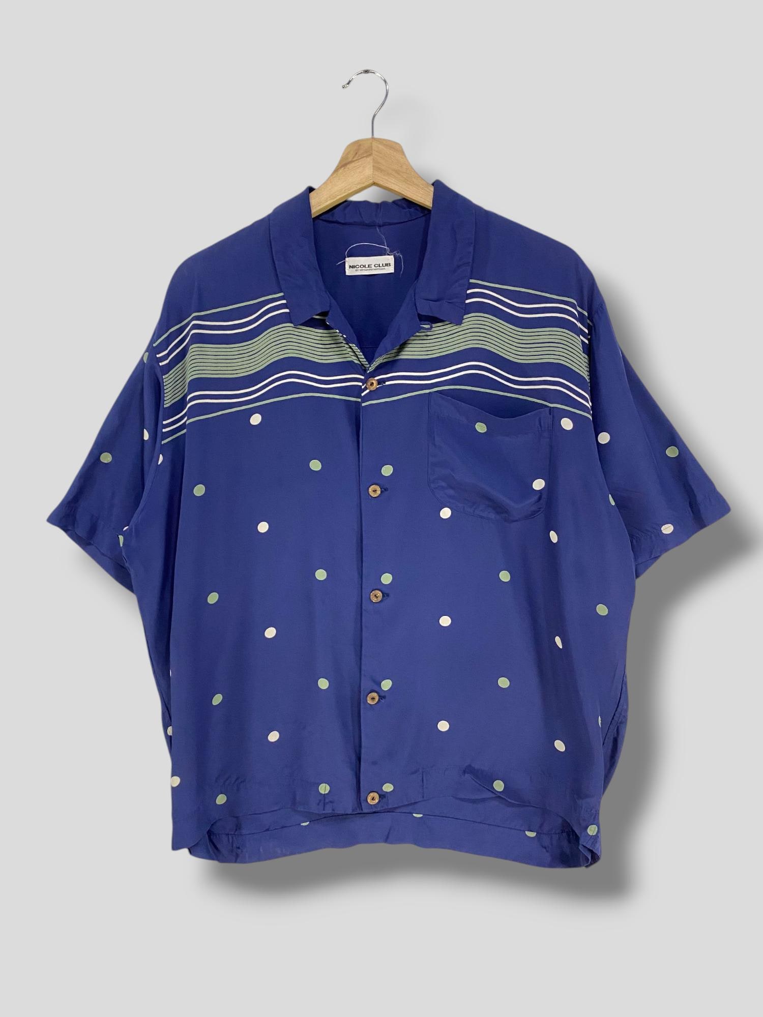 Vintage 80s Mitsuhiro Matsuda Nicole Club Polka Dot Loop Collar
