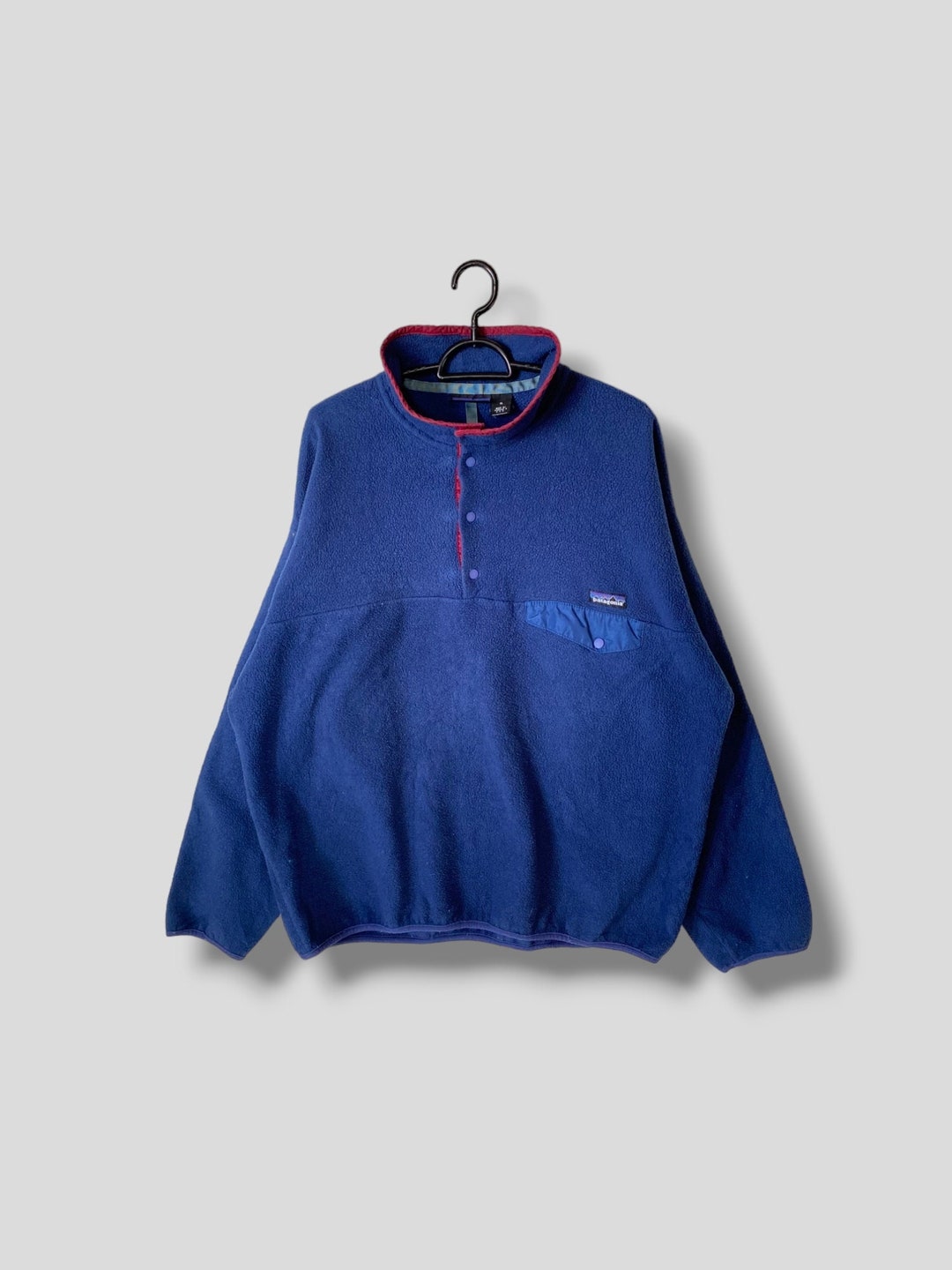 Vintage 90s Patagonia Synchilla Logo Snap-t Fleece Jacket Outdoor