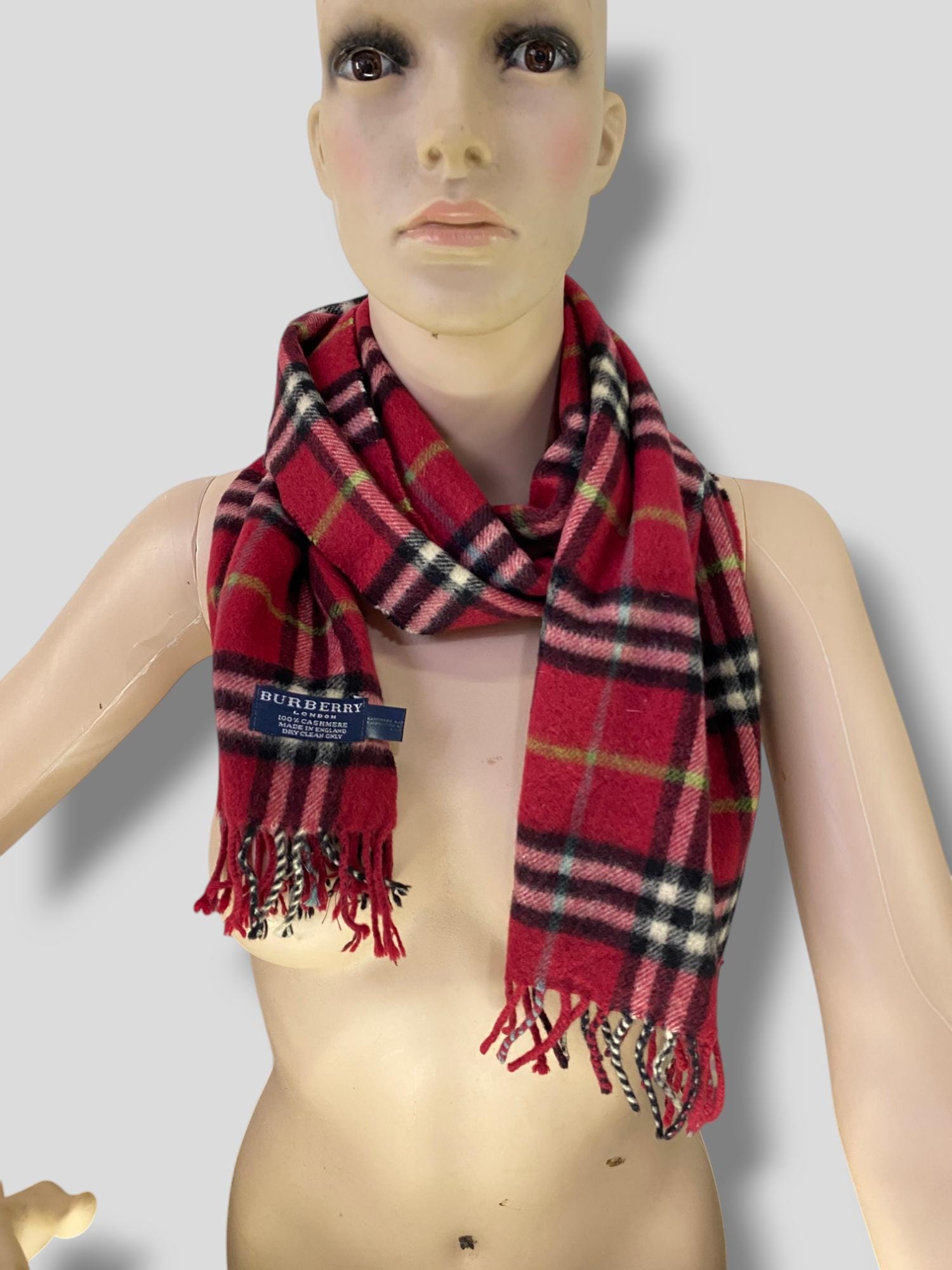 90s burberry scarf - Etsy 日本